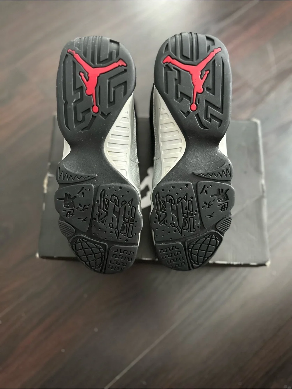 Jordan Kids Black, Gray & Red Basketball Sneakers